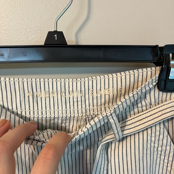 American Eagle Capri Linen Pants - Picture 3 of 4